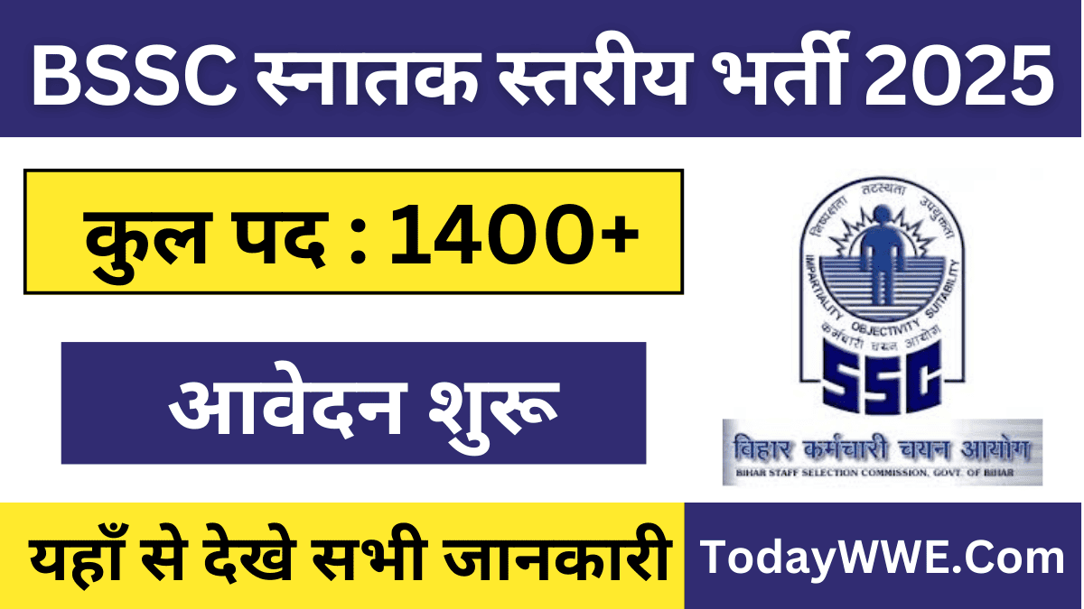 BSSC Graduate Level Recruitment 2025 Apply Online