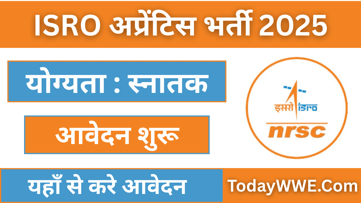 ISRO Apprentice Vacancy 2025 Apply Online