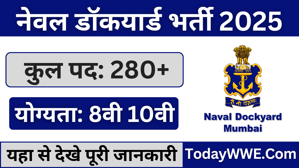Naval Dockyard Apprentice Vacancy 2025