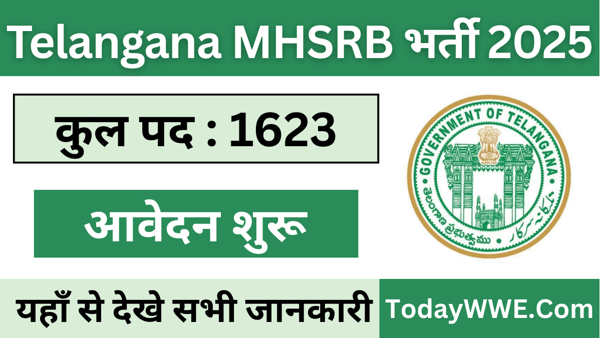 Telangana MHSRB Vacancy 2025
